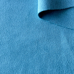 Замша двусторонняя Ярко-голубой арт. 19, 23*25 см