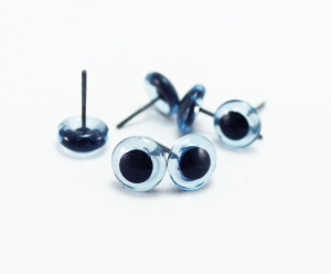 Глазки для игрушек "Sovushka" голубые 12 мм, 2 пары