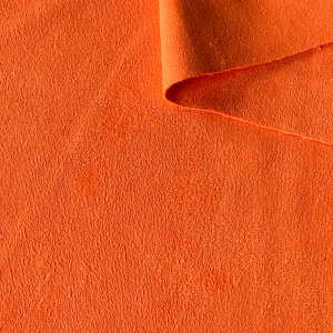 Замша двусторонняя Оранжевый арт. 12, 23*25 см